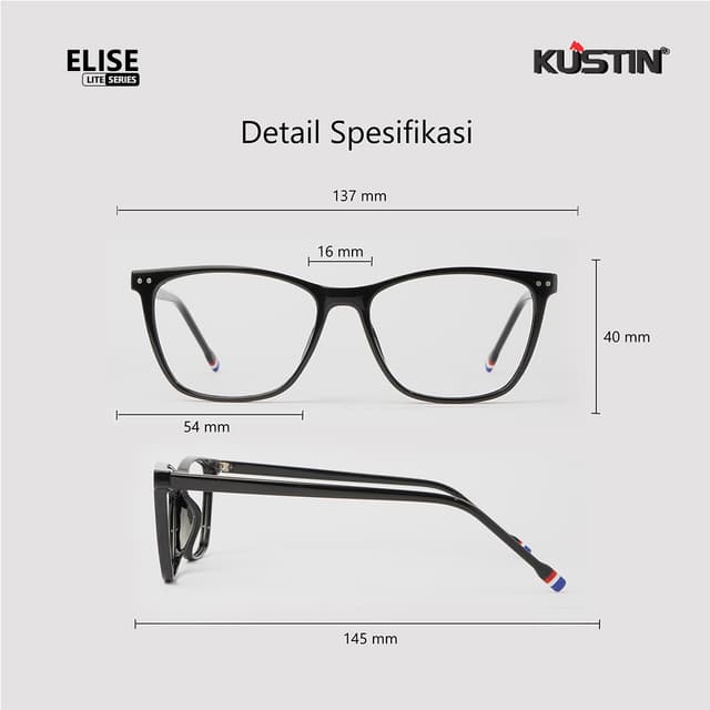 Kustin – ELISE | Lite Series Premium Frame Unisex
