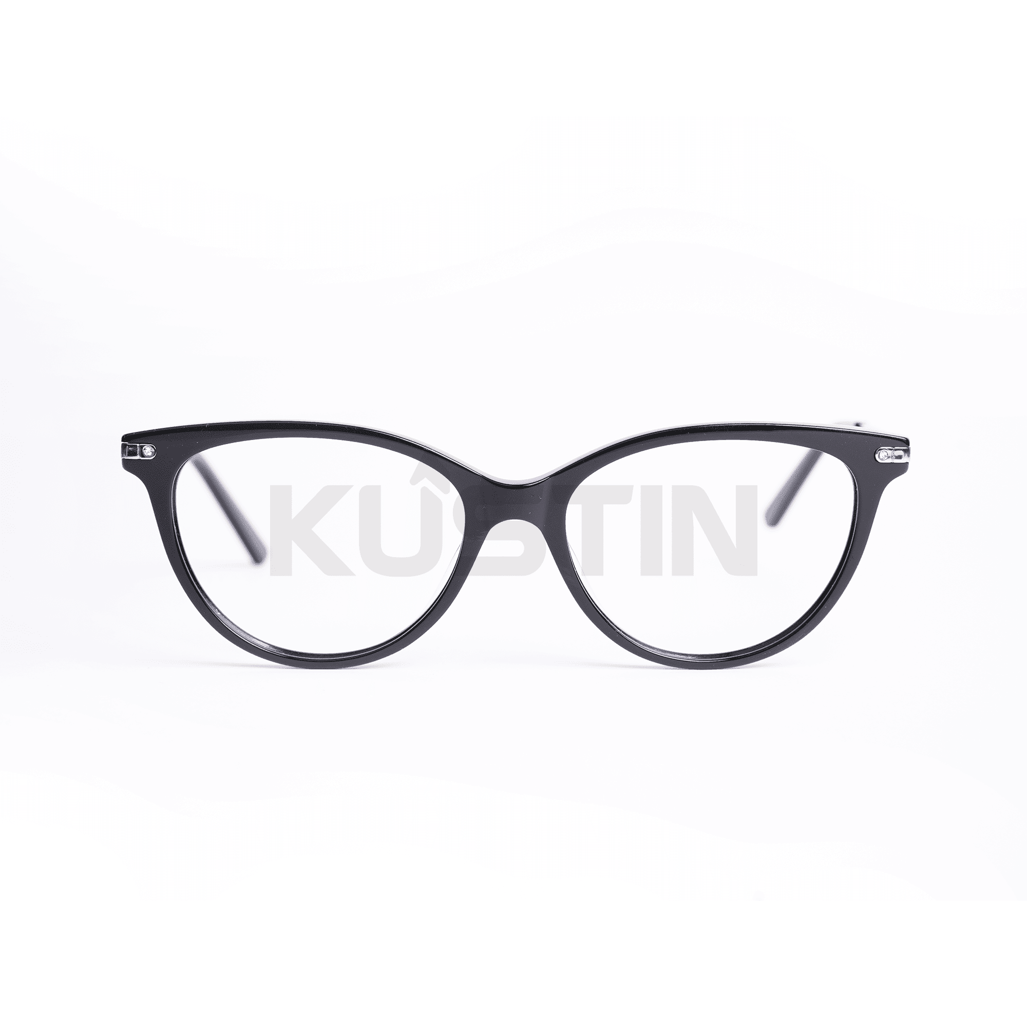 Kustin BORA | Frame Kacamata Cat Eye Elegan Unisex | Ringan Nyaman | Bisa Lensa Minus, Plus & Blue Light