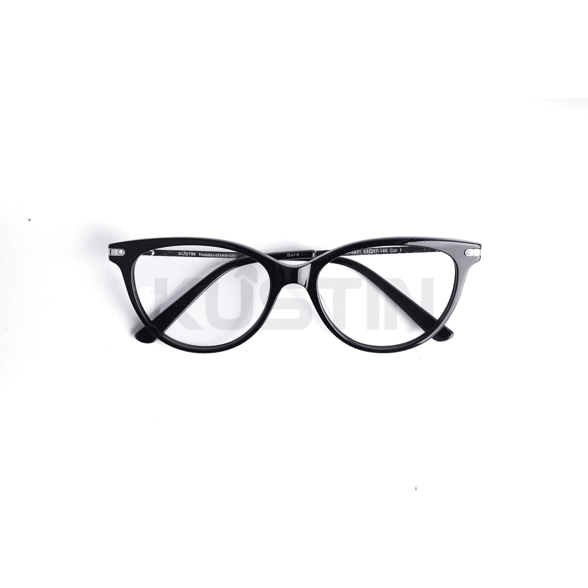 Kustin BORA | Frame Kacamata Cat Eye Elegan Unisex | Ringan Nyaman | Bisa Lensa Minus, Plus & Blue Light