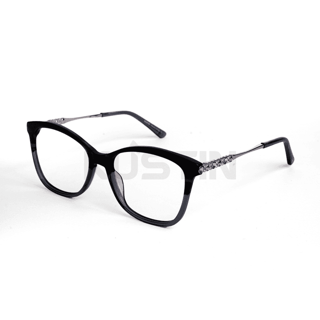 Kustin CHAN | Frame Kacamata Soft Square Unisex Premium | Bisa Lensa Minus Plus Silinder | Ringan & Nyaman - GREY