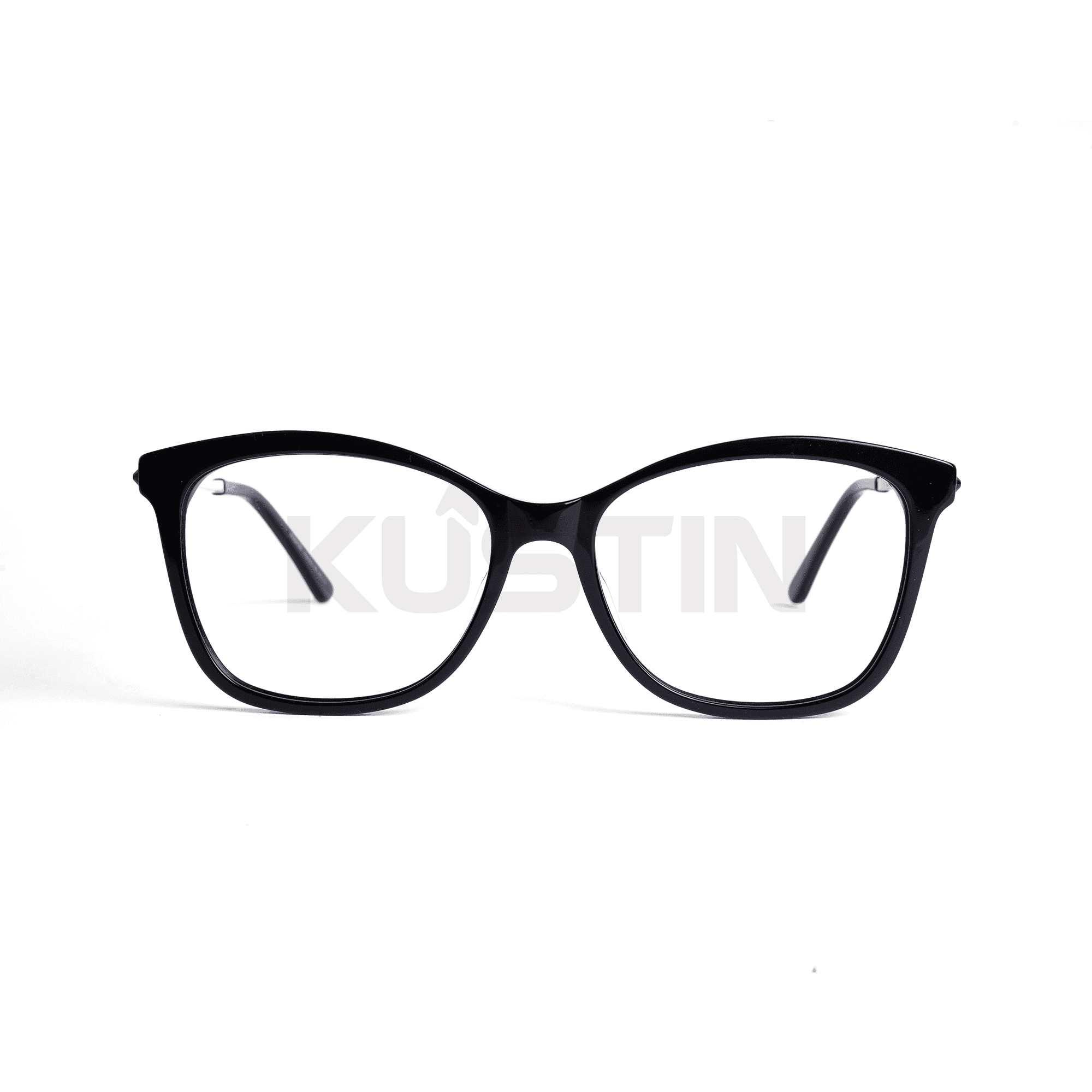 Kustin CHAN | Frame Kacamata Soft Square Unisex Premium | Bisa Lensa Minus Plus Silinder | Ringan & Nyaman