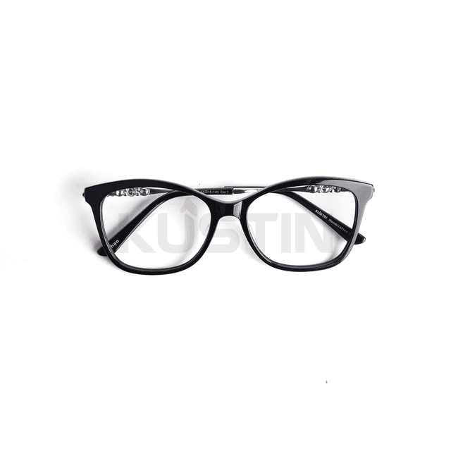 Kustin CHAN | Frame Kacamata Soft Square Unisex Premium | Bisa Lensa Minus Plus Silinder | Ringan & Nyaman