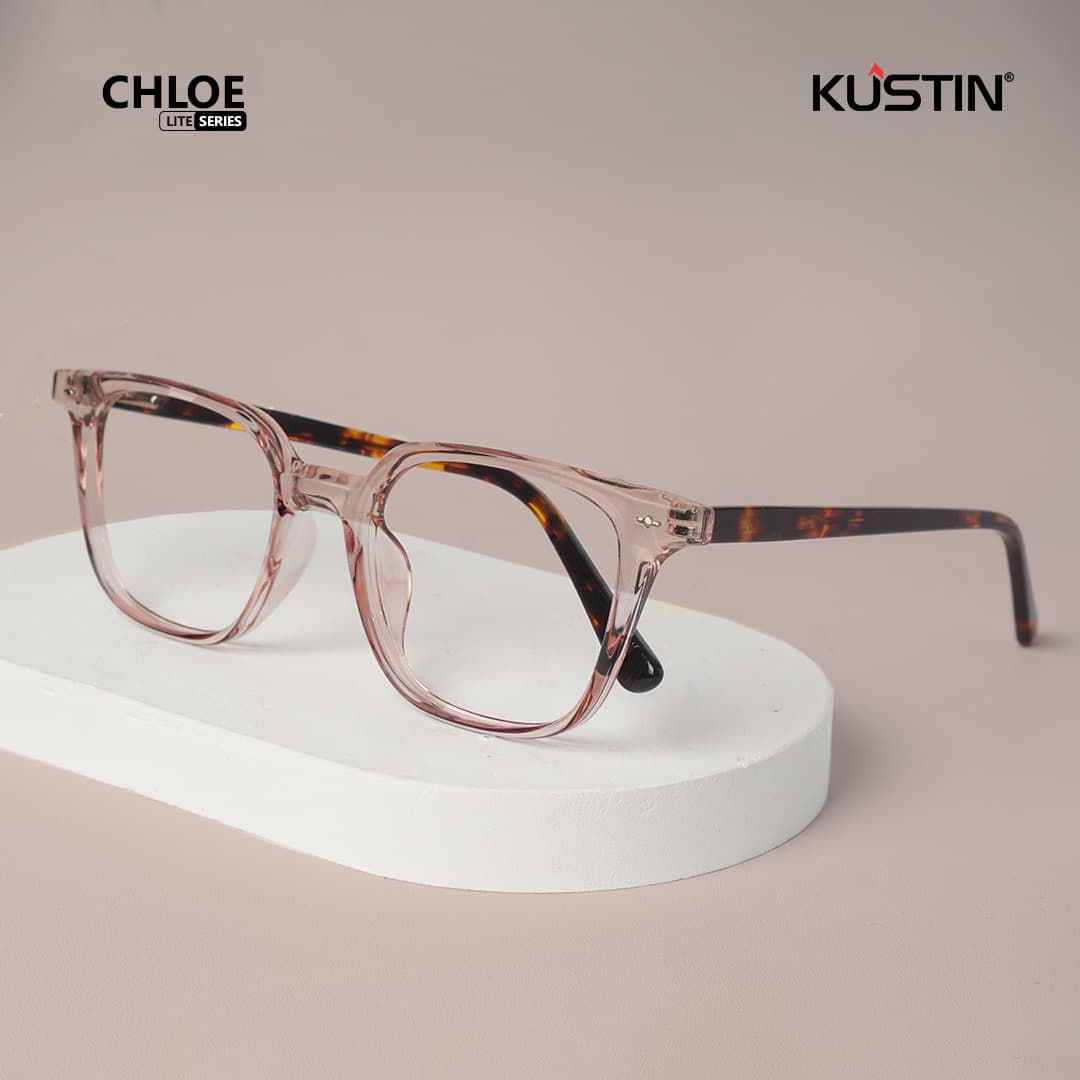 Kustin – CHLOE | Frame Kacamata Kotak Korean Style Premium