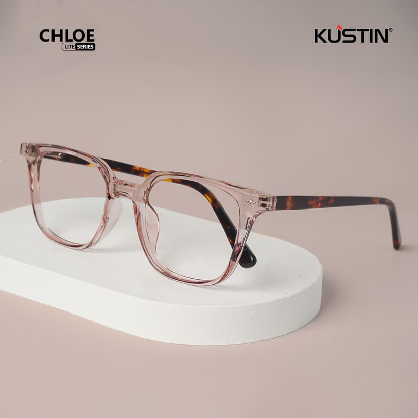 Kustin – CHLOE | Frame Kacamata Kotak Korean Style Premium