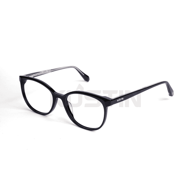 Kustin HAYU | Frame Kacamata Unisex Soft Ringan | Bisa Pasang Lensa Minus Plus Silinder - FULL BLACK