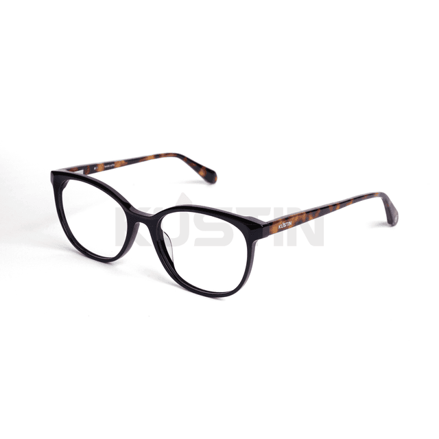 Kustin HAYU | Frame Kacamata Unisex Soft Ringan | Bisa Pasang Lensa Minus Plus Silinder - LEOPARD BLACK