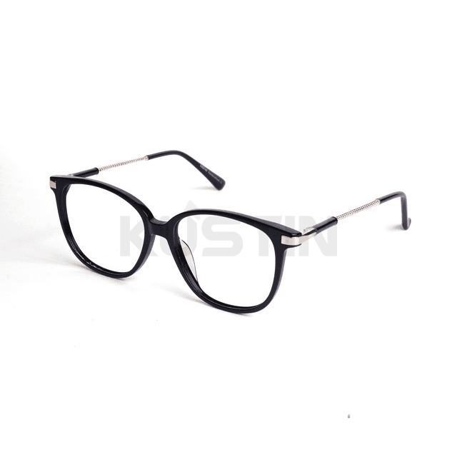 Kustin HEON | Frame Kacamata Unisex Soft Square Premium Ringan | Bisa Pasang Lensa Minus Plus Silinder - BLACK GOLD