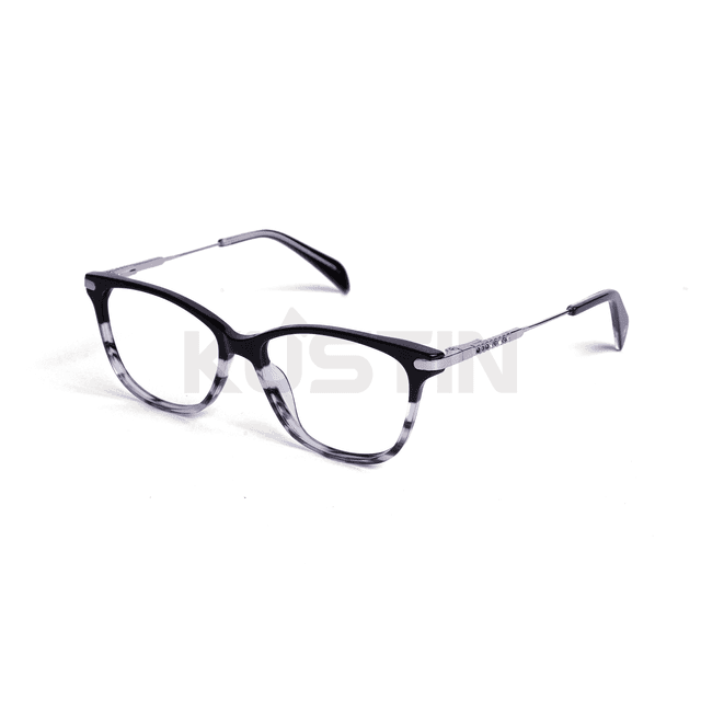 Kustin JOO | Frame Kacamata Unisex Soft Square Premium Ringan | Bisa Pasang Lensa Minus Plus Silinder - BLACK GRADASI