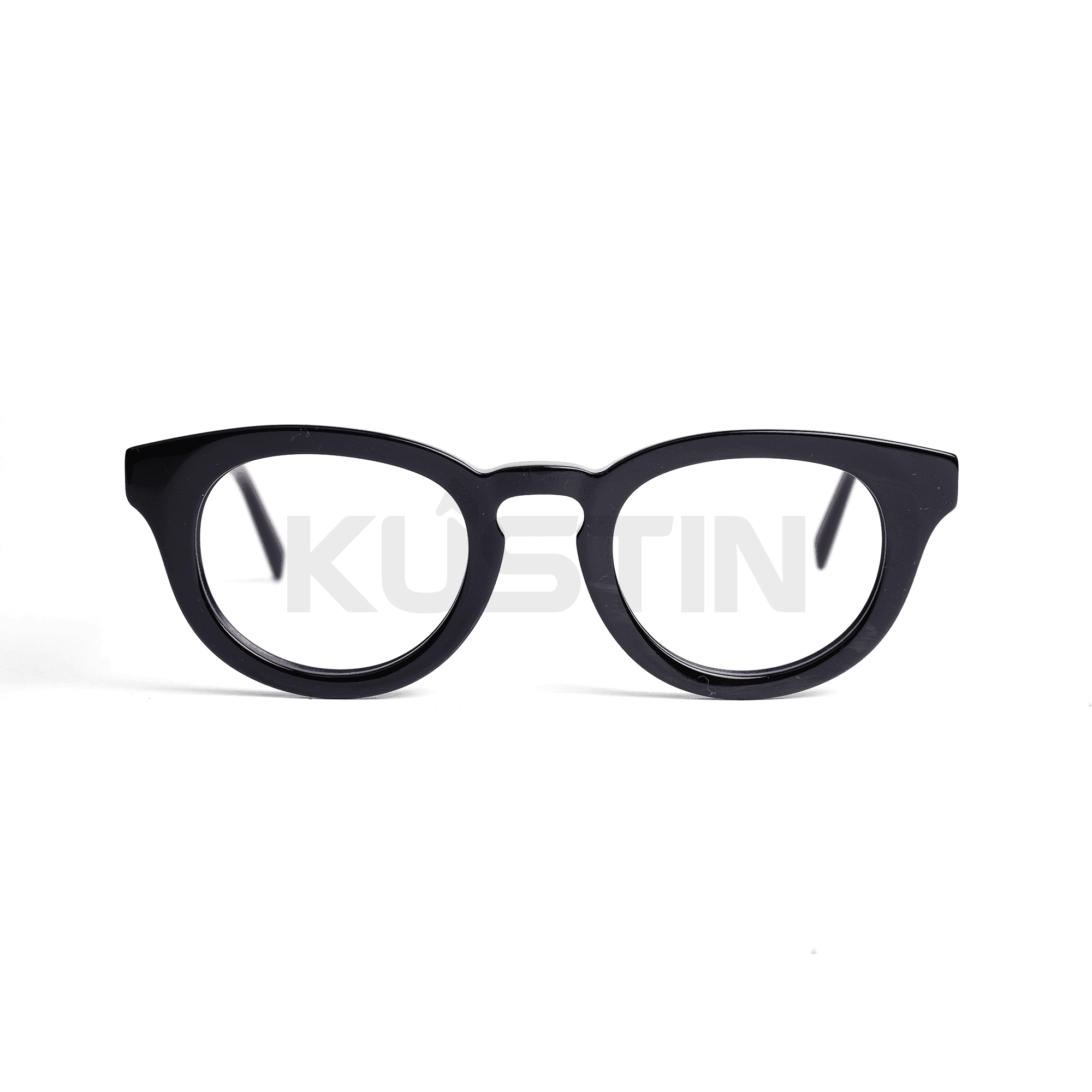 Kustin – MIJI | Frame Kacamata Round Unisex Ringan Elegan | Bisa Pasang Lensa Minus Plus Silinder