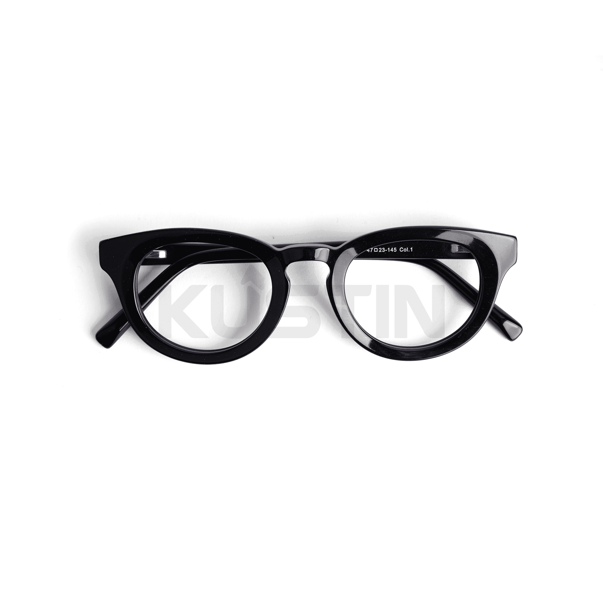 Kustin – MIJI | Frame Kacamata Round Unisex Ringan Elegan | Bisa Pasang Lensa Minus Plus Silinder