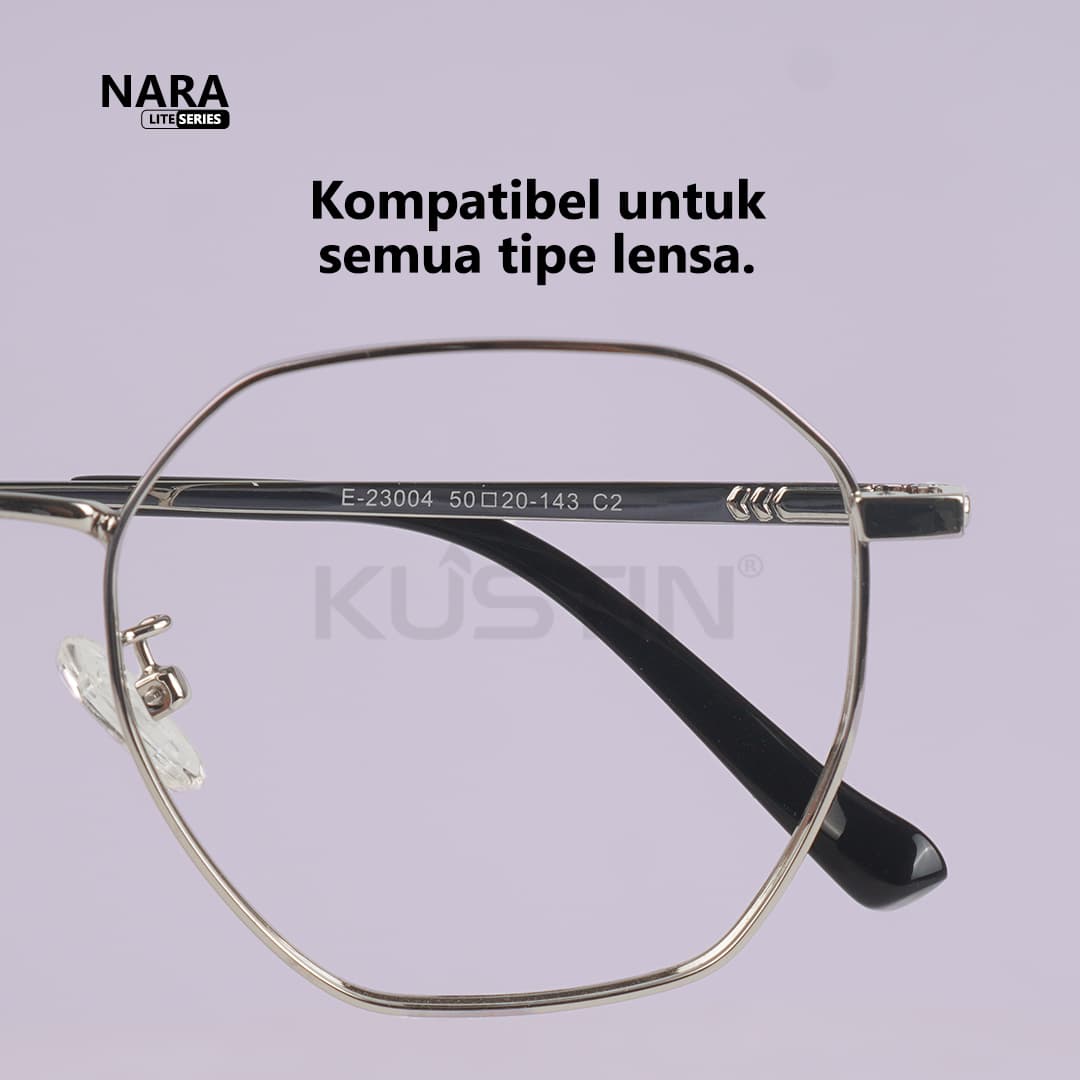 Kustin – NARA | Frame Kacamata Unisex Elegan Stylish Ringan