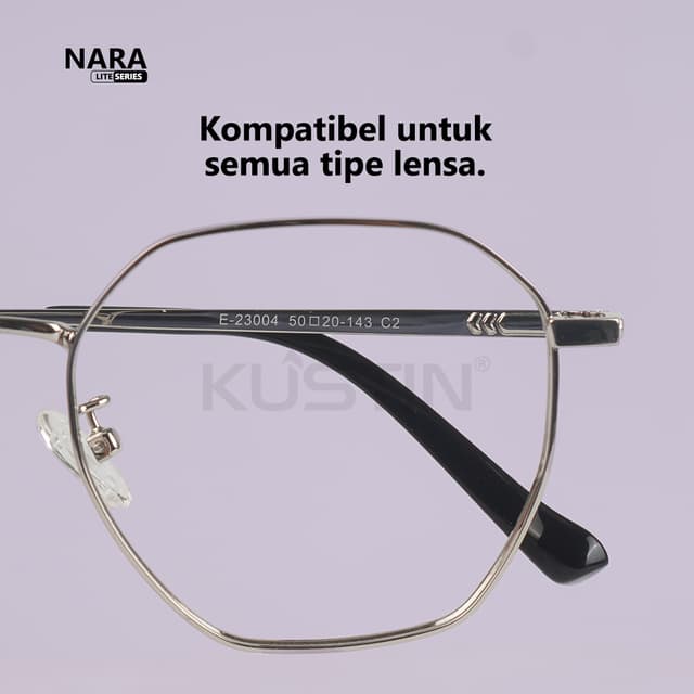 Kustin – NARA | Frame Kacamata Unisex Elegan Stylish Ringan