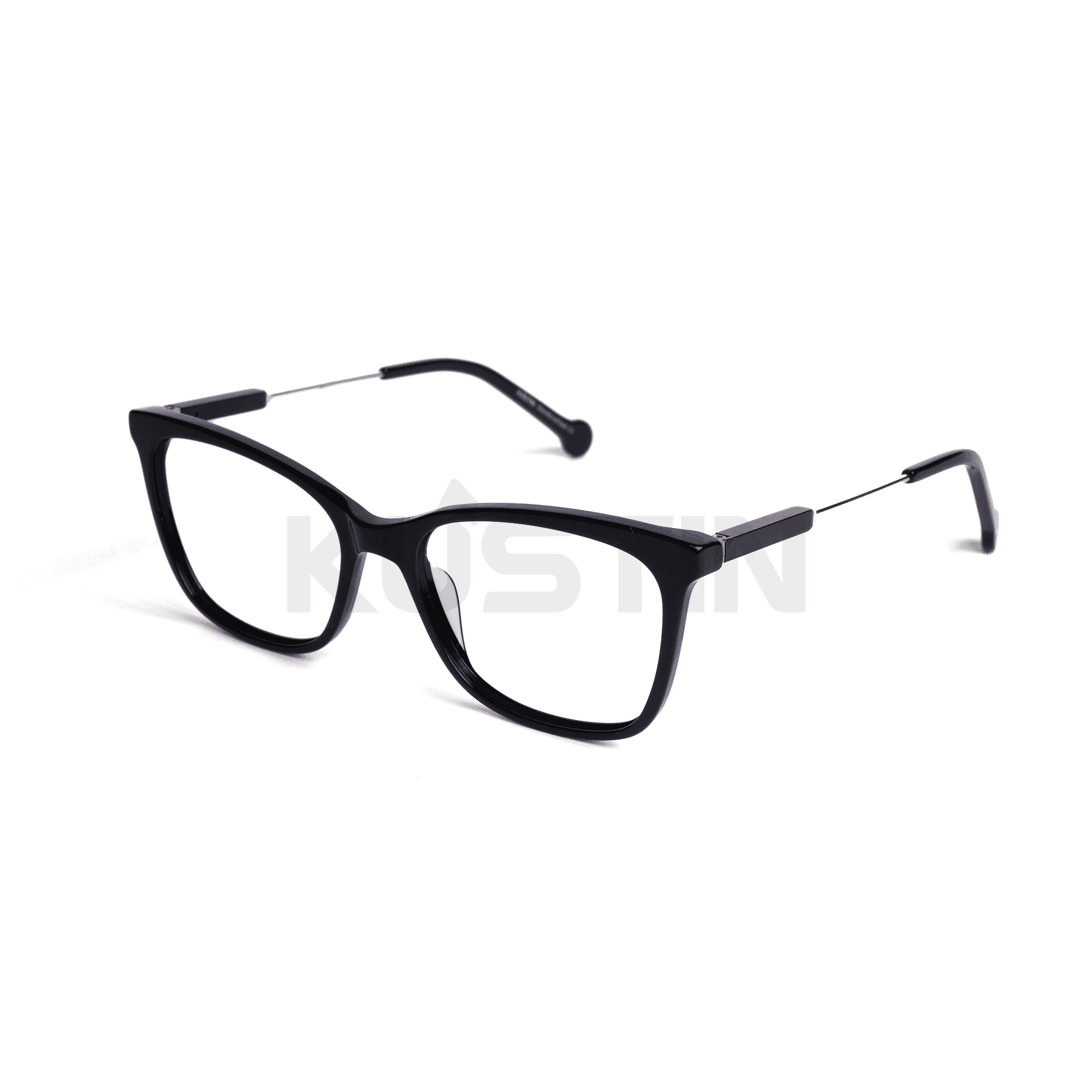 Kustin – SANA | Frame Kacamata Soft Square Wanita Elegan | Bisa Lensa Minus Plus Silinder - BLACK GOLD