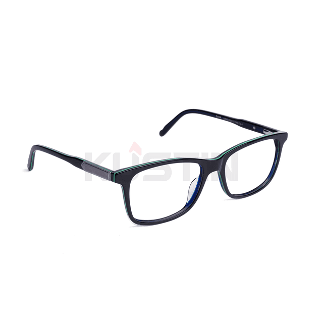 Kustin – SEOK | Frame Kacamata Square Elegan Unisex | Bisa Lensa Minus Plus Silinder